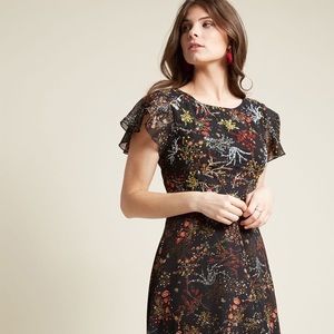Beaded floral ModCloth dress XL